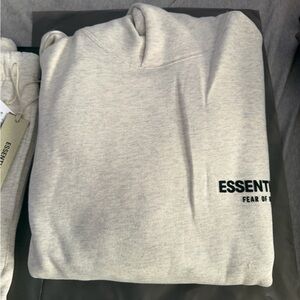 Essentails light oatmeal hoodie